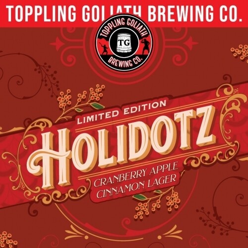 Toppling Goliath Brewing Holidotz Cranberry Apple Cinnamon Lager