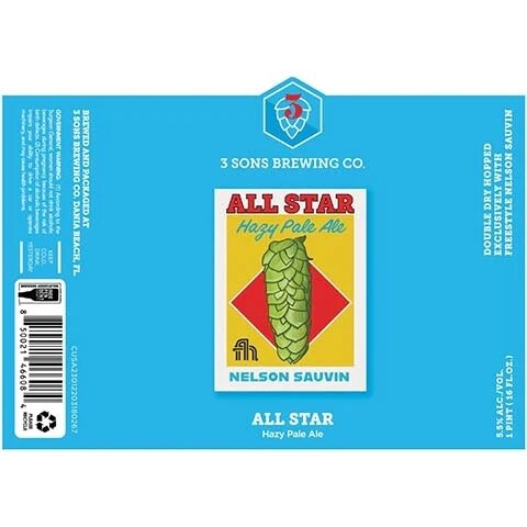 3 Sons Brewing All Star