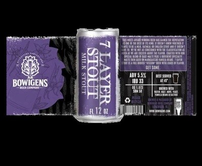 Bowigens Beer Company 7 Layer Stout