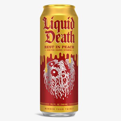 Liquid Death Rest in Peach