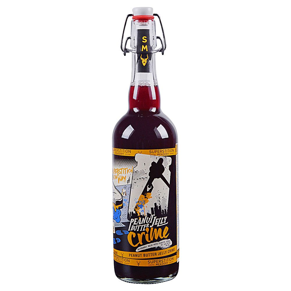 Superstition Meadery PB&amp;J Crime Scene 750mL Bottle