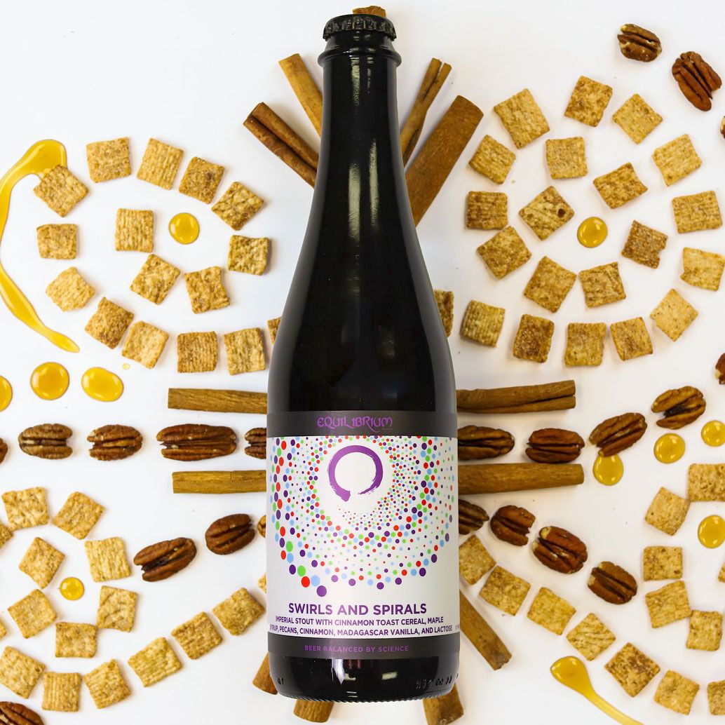 Equilibrium Swirls &amp; Spirals Imperial Stout 500mL Bottle