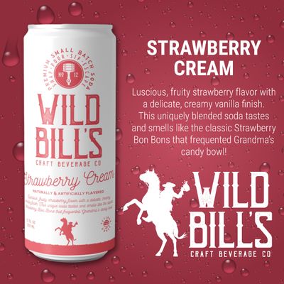 WILD BILLS SODA STRAWBERRY