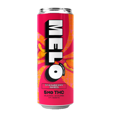 Melo Strawberry Mango Seltzer 5mg THC