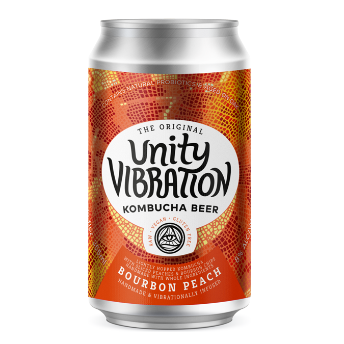 Unity Kombucha Bourbon Peach