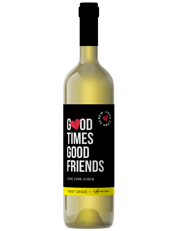 LCS Good Times Good Friends Pinot Grigio 750mL
