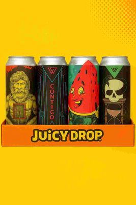 JUICY DROP BOX – 4 Sour Styles | National Beer Day Limited Box (12 Cans)