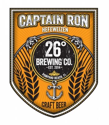 26 Degree Captain Ron Wheat Ale