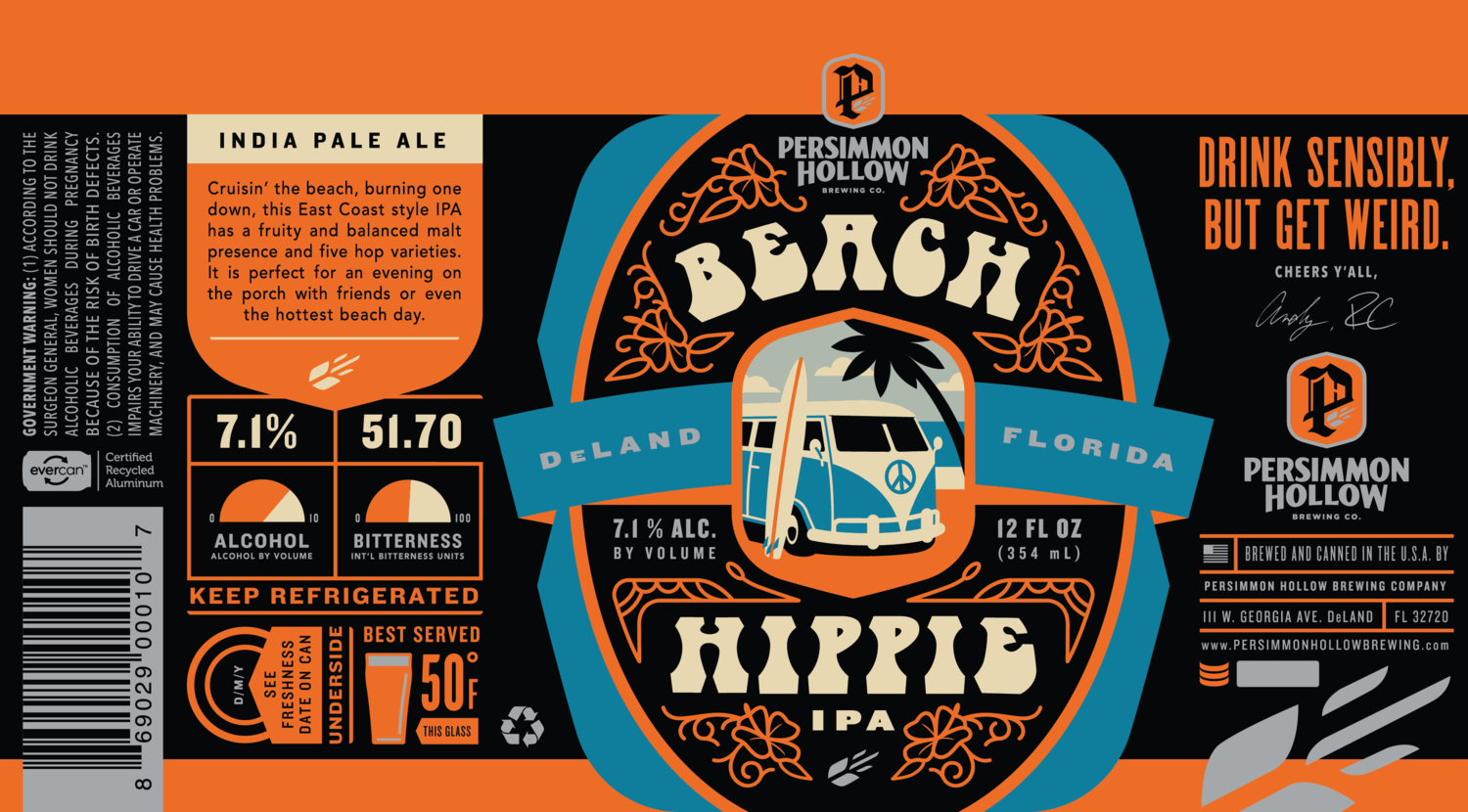 Persimmon Hollow Beach Hippie Ipa