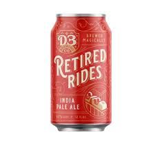 D3 BREWING RETIRED RIDES IPA