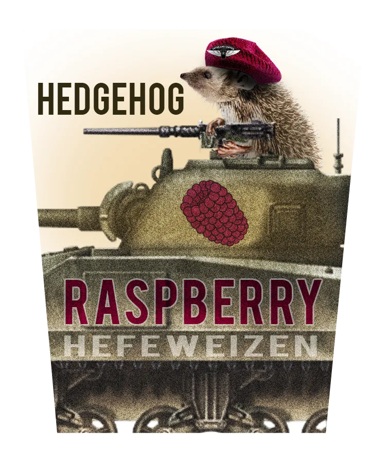 Veterans Raspberry Hedgehog Hefeweizen