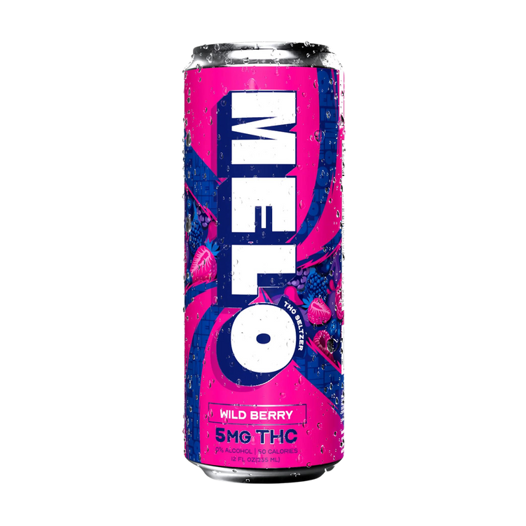 Melo Wild Berry Seltzer 5mg THC 12oz 6-Pack