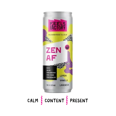 Drekker Feels Factory - Zen AF 5mg THC 12oz Cans