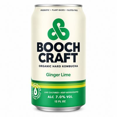 Boochcraft Ginger Lime Organic Hard Kombucha