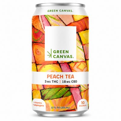 Green Canvas Peach Tea