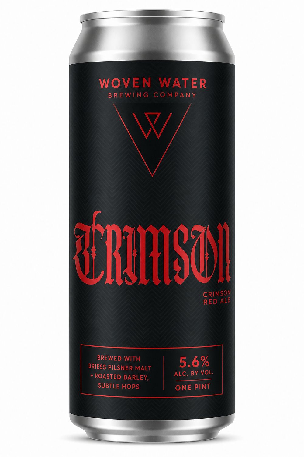 Woven Water Crimson