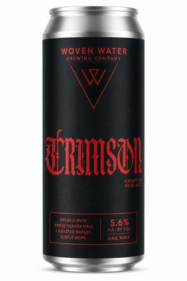 Woven Water Crimson