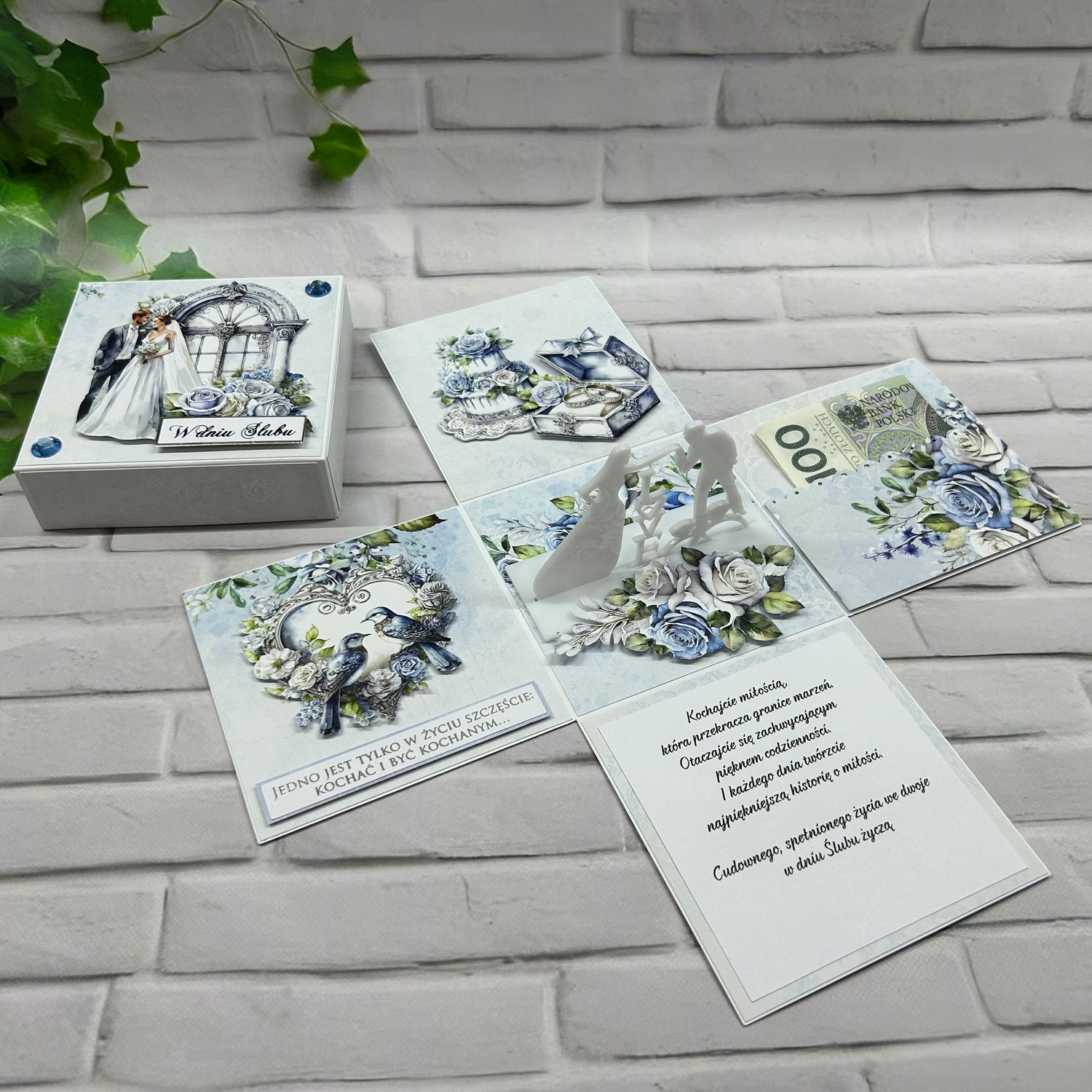 Exploding box ślubny – elegancka pamiątka