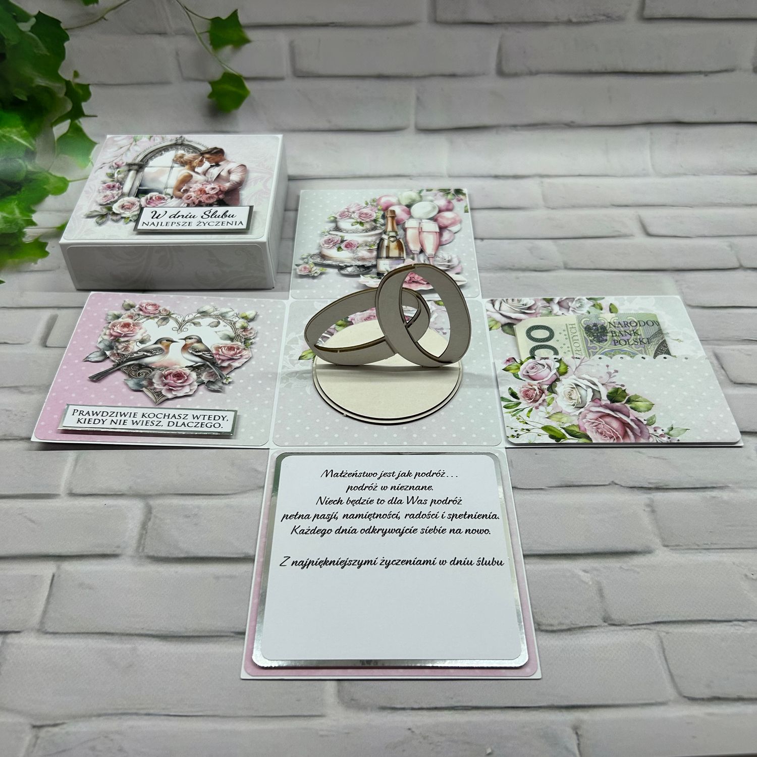 Exploding Box Ślubny – elegancka Pamiątka