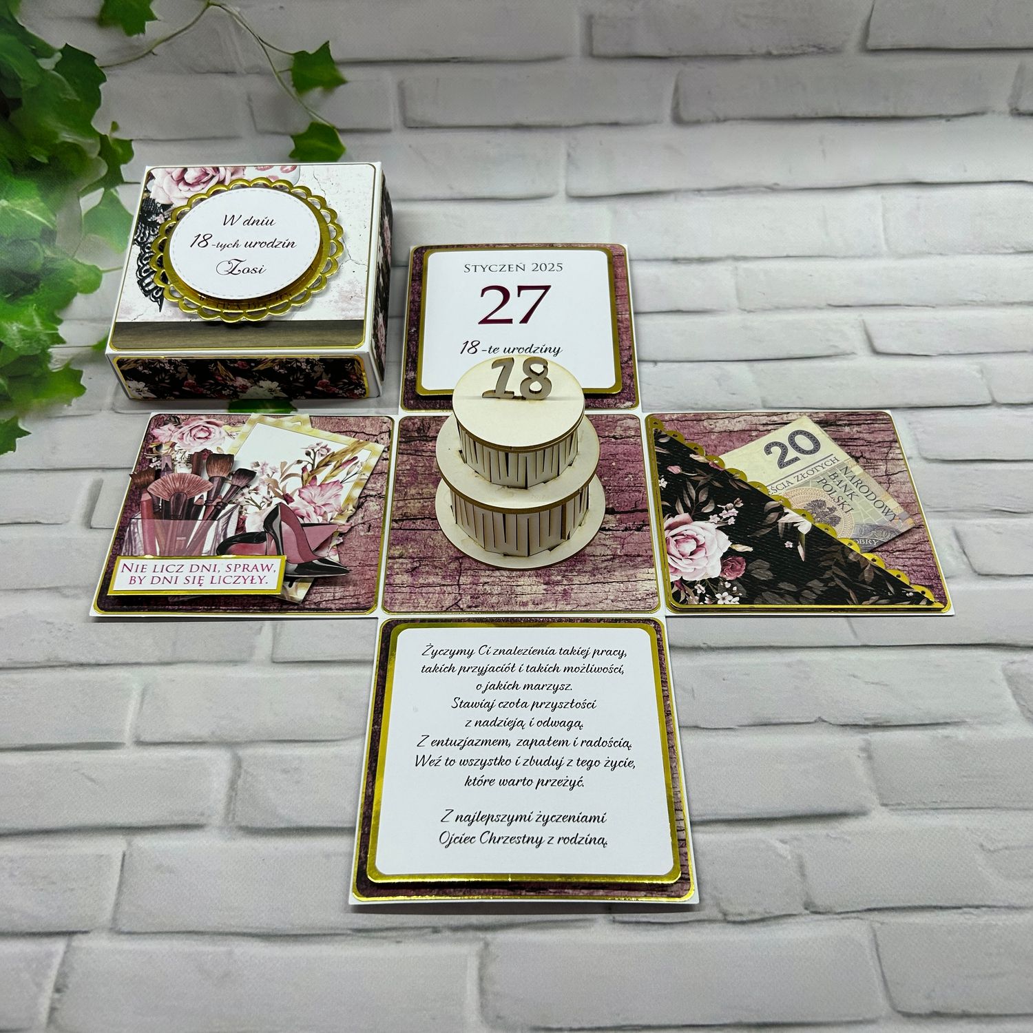 Exploding Box na 18. Urodziny – Personalizowany Prezent na Osiemnastkę