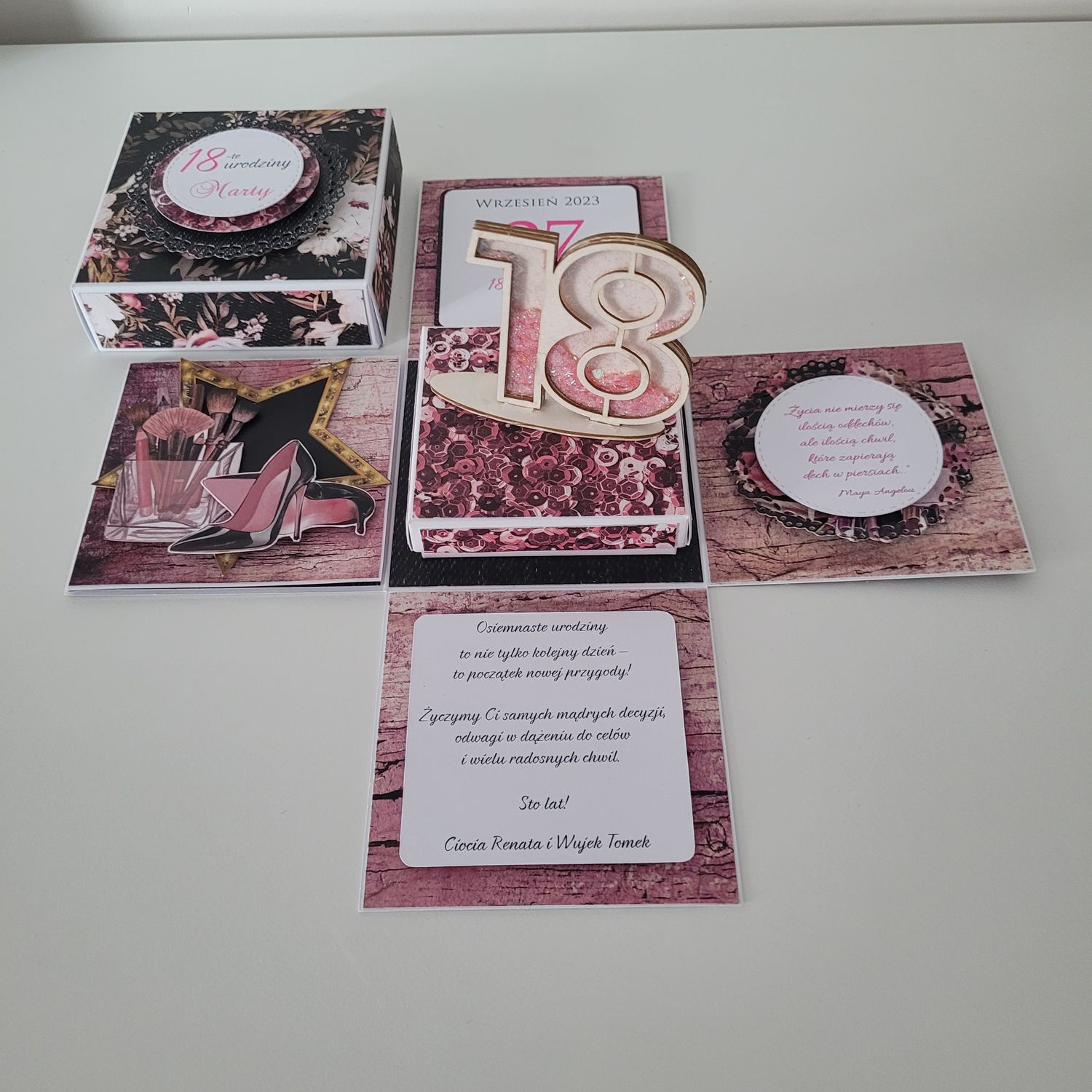 Exploding Box na 18. Urodziny – Personalizowany Prezent na Osiemnastkę