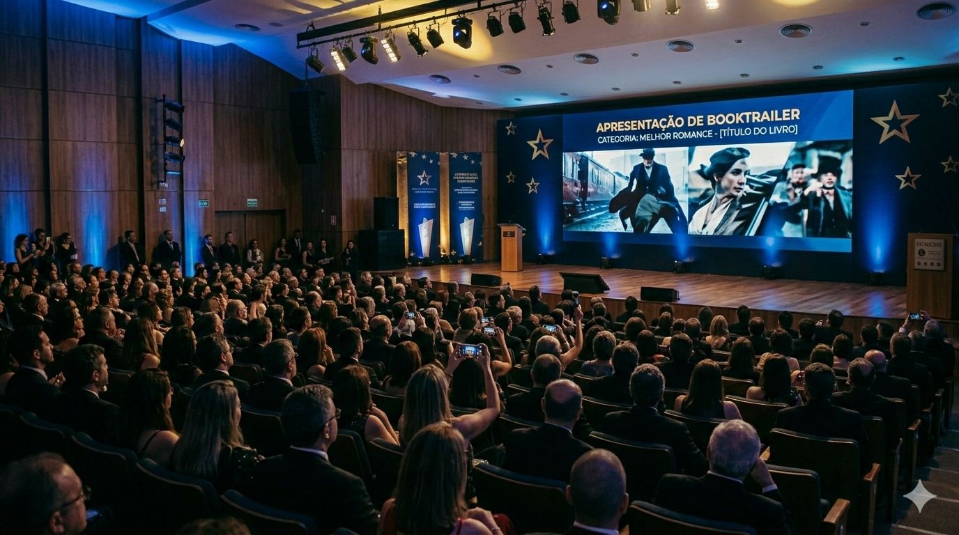 DIVULGUE O BOOKTRAILER DO SEU LIVRO NA CERIMÔNIA DE PREMIAÇÃO