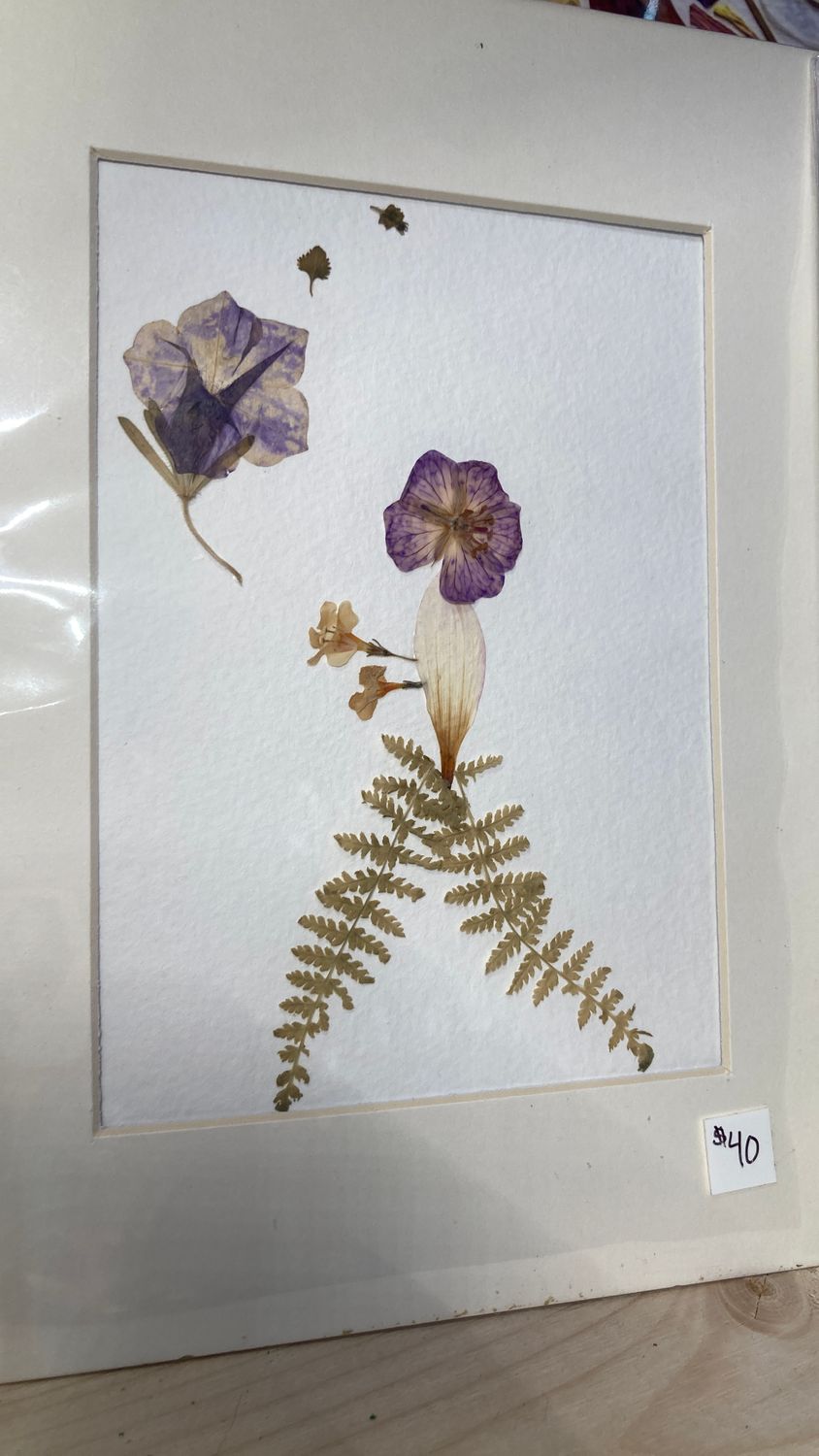 Pressed Flower Artwork by Pocket Garden Blooms