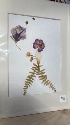 Pressed Flower Artwork by Pocket Garden Blooms