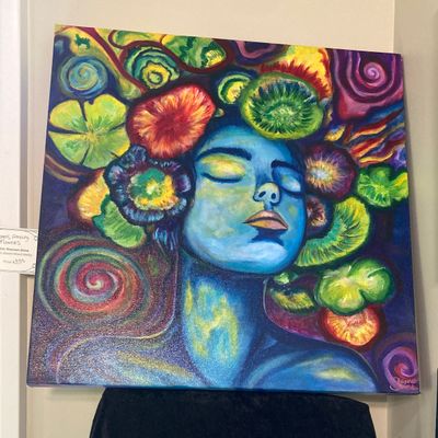 “Dreams Among the Flowers” - Original Painting by Shannon Shine