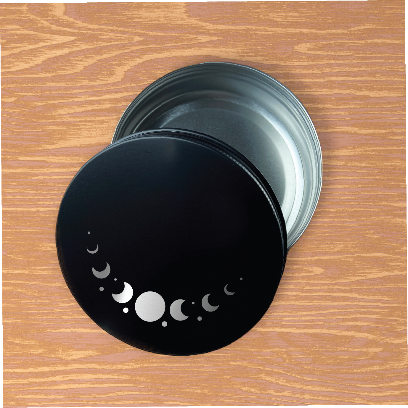 Moon Phase Engraved Container