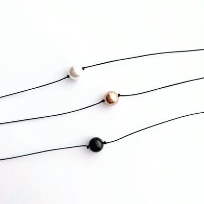 Single Celestial Crystal Pearl Necklace