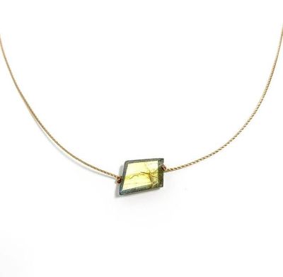Labradorite Freeform Gemstone Necklace