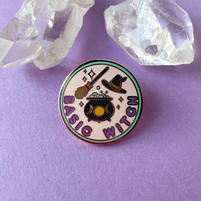 Basic Witch Enamel Pin