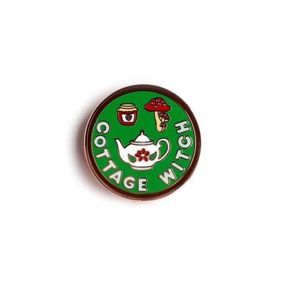 Cottage Witch Enamel Pin
