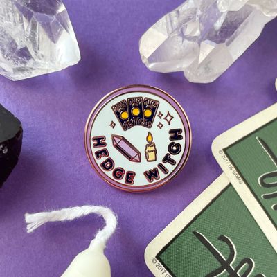 Hedge Witch Enamel Pin