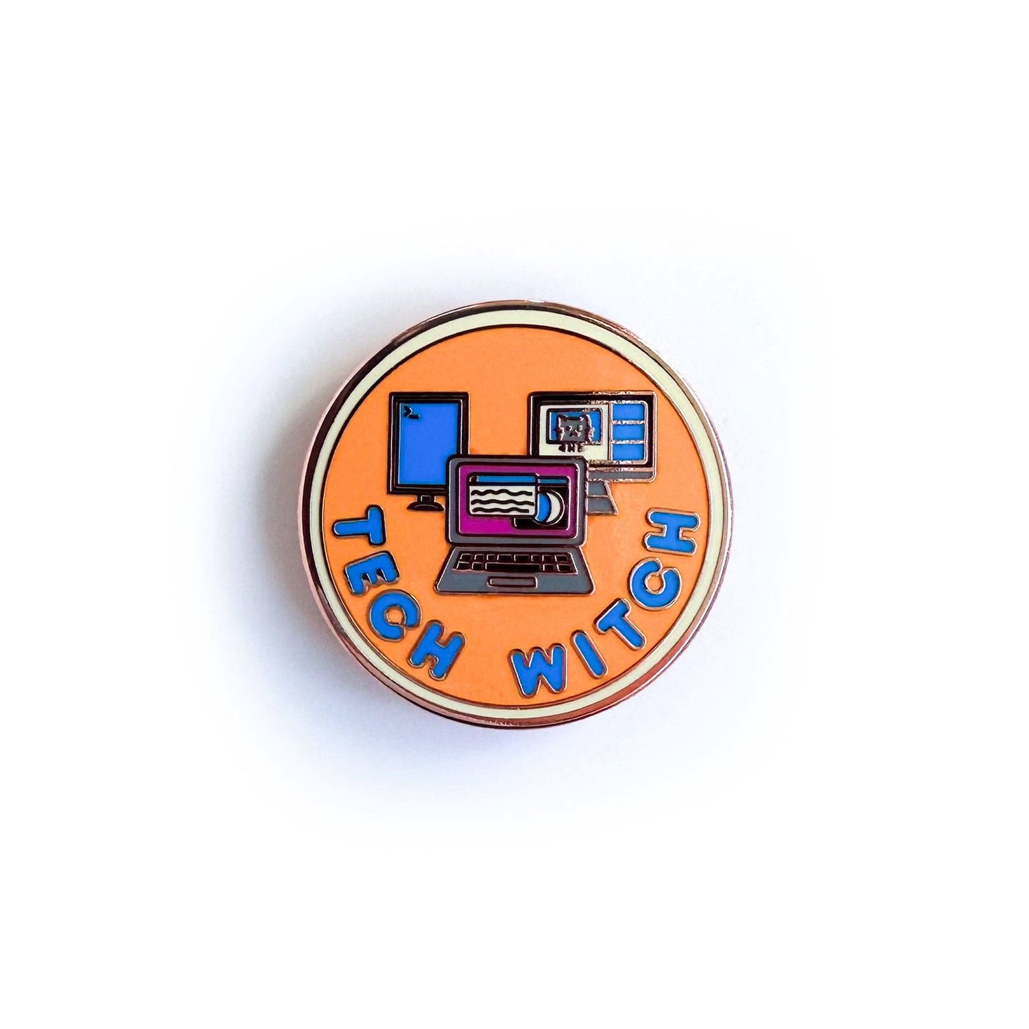 Tech Witch Enamel Pin(1)