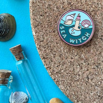 Sea Witch Enamel Pin