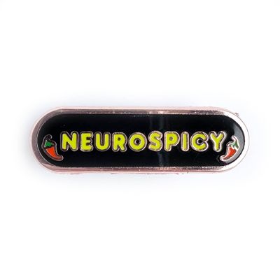 Neurospicy Plaque Enamel Pin
