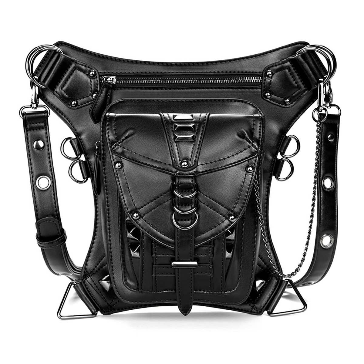 Belted Holster Bag, Color: Black, Size: (OS) 1