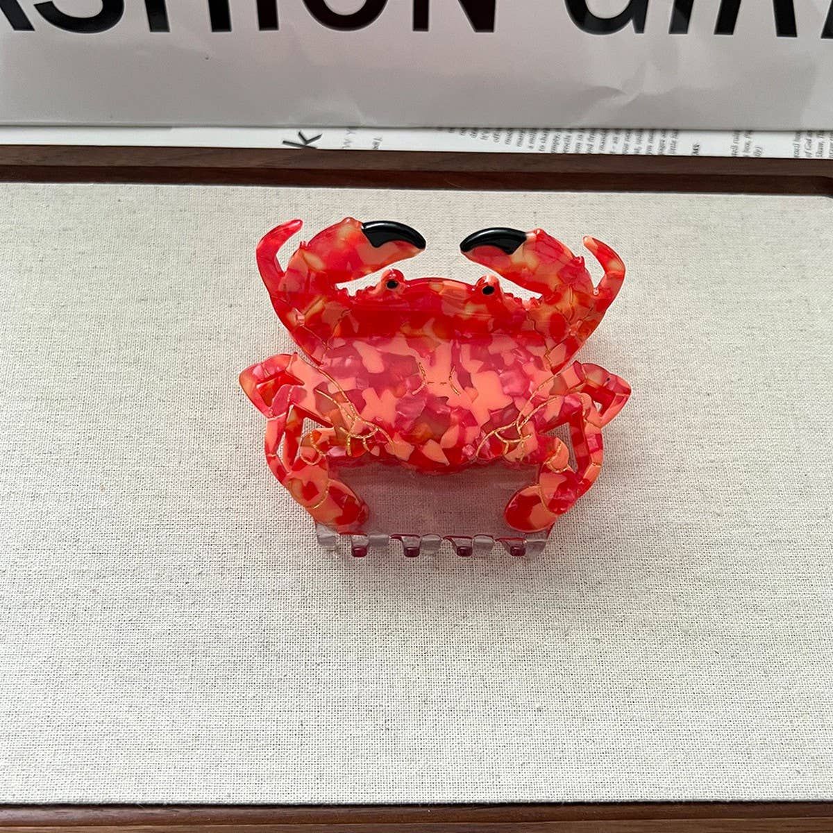 Crab Hair Claw, Size: Red