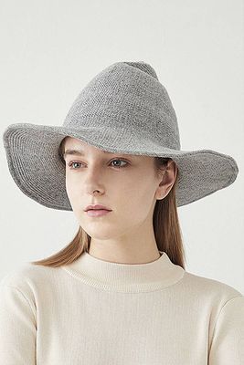 Halloween Knit Witch Hat