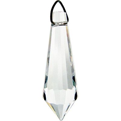 Prism Crystal 38mm Faceted Tear Drop CL (Each)