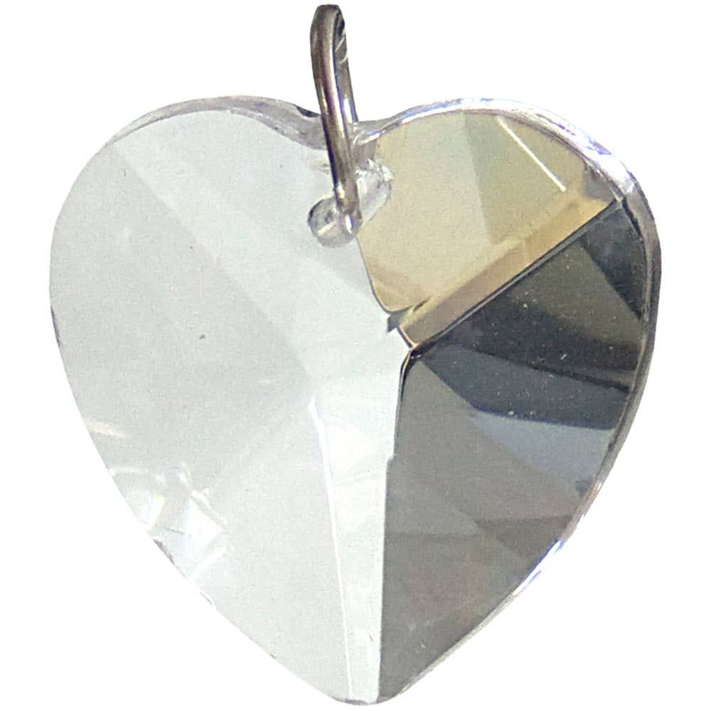 Prism Crystal 20mm Heart CL (Each)
