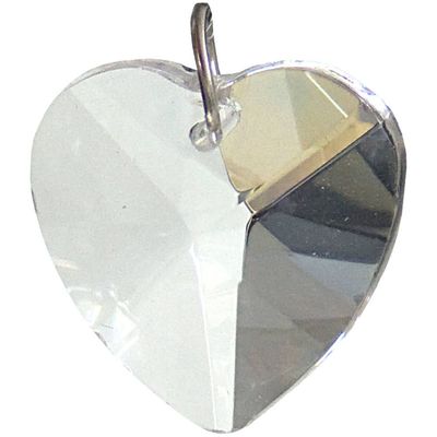 Prism Crystal 20mm Heart CL (Each)