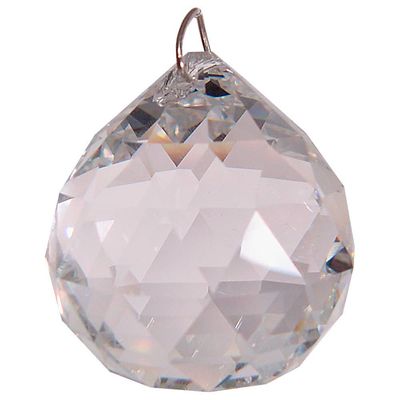 Prism Crystal 30mm Faceted Sphere CL(Each)