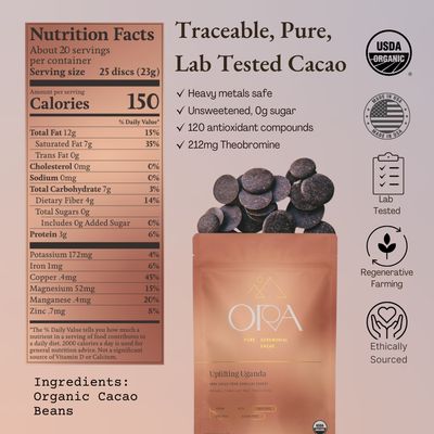 Uplifting Uganda 100% Cacao |  Organic Ceremonial Chocolate