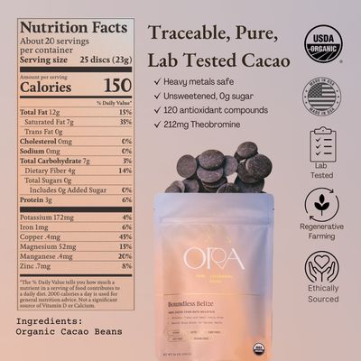 Boundless Belize 100% Cacao - Organic Ceremonial Chocolate