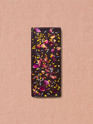 Lavender Rose Date-Sweetened Dark Chocolate