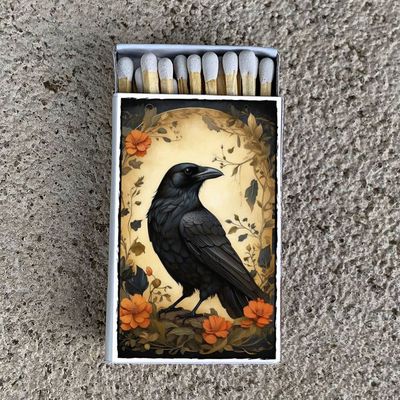 Matches • Raven Matchboxes• Home Decor for Candles &amp; Incense