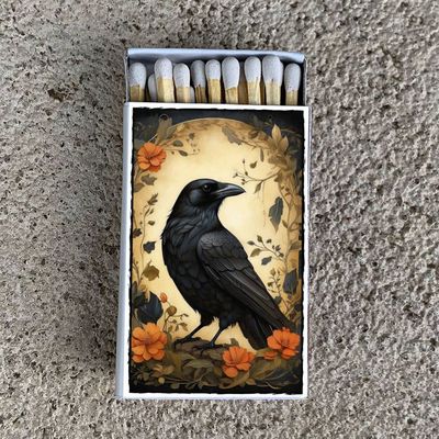 Matches • Raven Matchboxes• Home Decor for Candles &amp; Incense